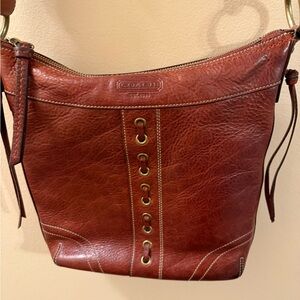 Coach Brown Leather crossbody Bag 10399 2006